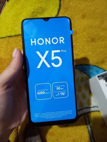 işlənmiş 4s aplle: Honor X5b Plus, 64 GB, rəng - Qara — 1