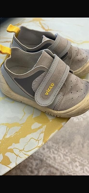 детские кроссовки на липучках: Цвет - Серый Кроссовки, Размер: 20, Унисекс — 1