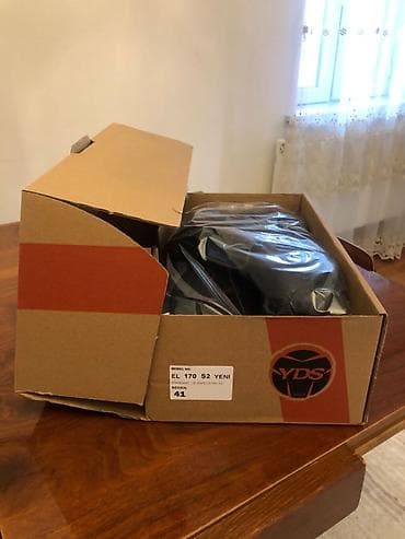 Botinkalar: Kişi ayaqqabısı təzə,ölçüsü 41 razmer,qara rəng,çox dözümlü və — 3