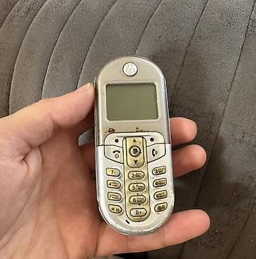 Motorola цвет - Серебристый, Кнопочный
