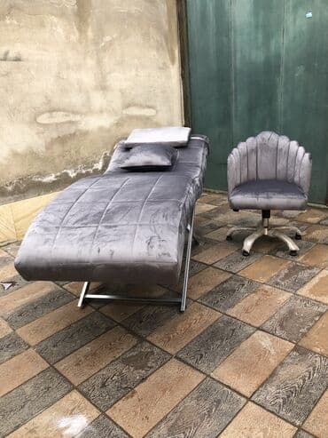 Yeni, Kosmetoloji kuşetka, Qatlanan, rəng - Boz