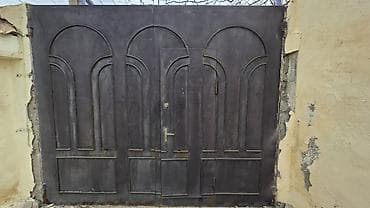 taxta qapilar: İşlənmiş Dəmir Həyət darvazası, 3 m, Mexaniki, Qapı ilə, Kredit yoxdur — 2