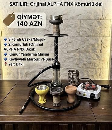 [AZ] 🔥 SATILIR: PEŞƏKAR QƏLYAN SETİ (İKİNCİ ƏL) 🔥 Keyfiyyətli və tam — 1