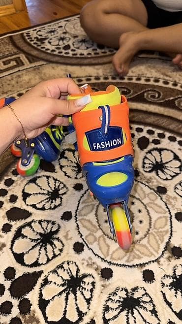 səs platası: Uşaq üçün tənzimlənən təkərli konki (roller skates) - Rəng — 3