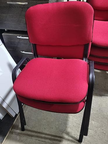 stullar: Yığıla bilən konfrans/ofis stulları - Model: qoltuqlu, metal — 1