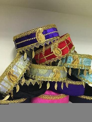 Milli baş geyimi – araxçınlar - Naxışlı, əl işi dekorlu araxçın