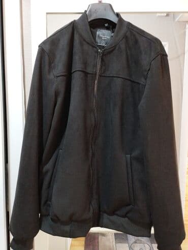 Pencəklər: Замшевый бомбер Трендйол, демисезонная, размер S, новый. Trendyol man — 2