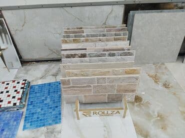 Kafel və metlax: Rollza Granito-dan müxtəlif dizaynlarda və rənglərdə olan keramik