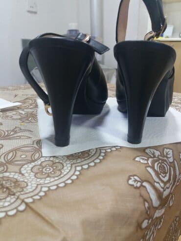 qara mokasinlər: Ölçü: 38, rəng - Qara, Yeni — 3