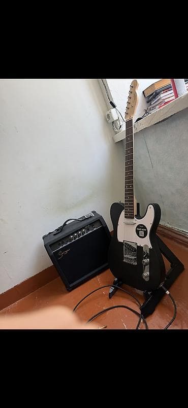 real gitara: Elektron gitara, Fender, 6 sim, Yeni, Ünvandan götürmə — 4