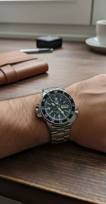 addım ölçən saat: Qol saatı, rəng - Qara — 1