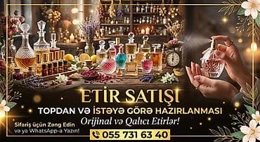 Etir satışı – topdan və istəyə görə hazırlanması - Orijinal və qalıcı — 1