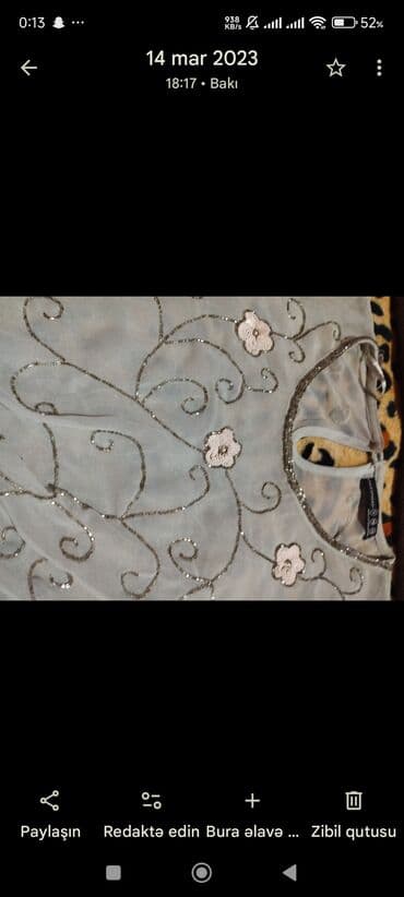 Toy paltarları və aksesuarları: Maksi Ətək, Bershka, Trikotaj, L — 3