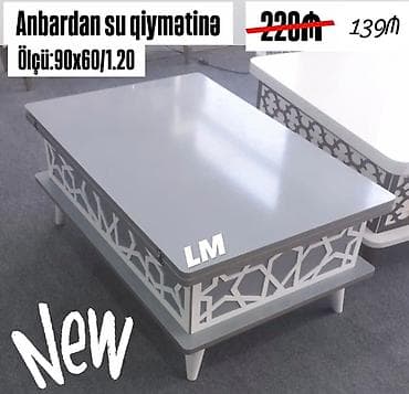 transformer stol: Düz masa, Transformer, Təkərsiz, Laminat, Zəmanətsiz — 2