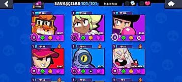 Brawl Stars hesabı – yüksək səviyyəli və tam dolu - Kupa: 41,006 -