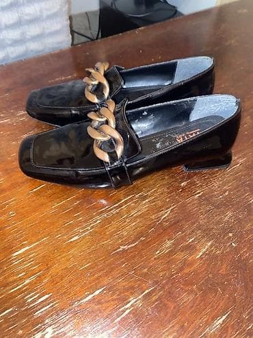 makasin ayaqqabi: Ölçü: 38, rəng - Qara, İşlənmiş — 4