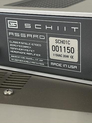 Səs gücləndiriciləri: Schiit Asgard qulaqlıq gücləndiricisi - Model: Schiit Asgard — 6