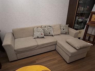 Satılır: qonaq otağı mebel dəsti 1) Künc divan - L formalı, sağ — 1