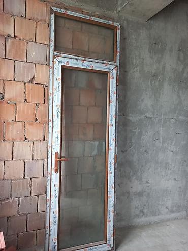 aboy dekor: PVC qapı-pəncərə bloku - Material: PVC profil (üzərində “Infinite” — 1