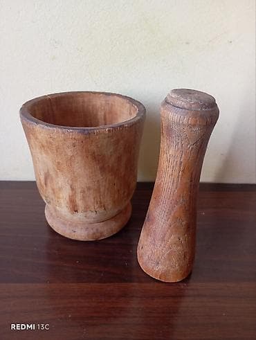 ezme: Alüminium havan (dibçək formalı, klasik dizayn) - Material: tökmə — 8
