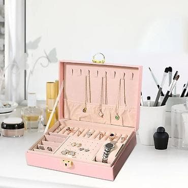 hicab sekilleri: Zinət əşyaları üçün təşkilatçı qutu - Zərif dizaynlı, qapaqlı və — 3
