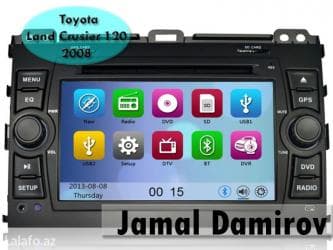 masin ucun monitorlar qiymeti: Toyota land crusier 120 2008 üçün dvd-monitor. Dvd-монитор для toyota — 1