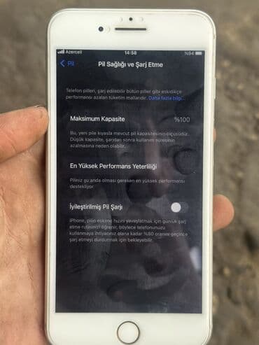 iphine: IPhone 8 Plus, Ağ, Barmaq izi — 3