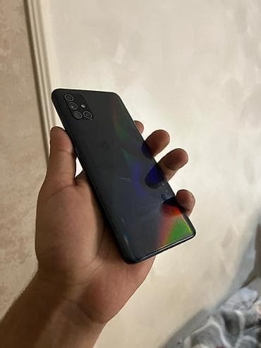 samsung a91: Samsung Galaxy A51 5G, 64 GB, rəng - Qara, Barmaq izi, Face ID — 5
