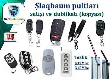 Nəqliyyat: ✅ 433 MHz RF tezliyi – stabil və uzaq məsafəli simsiz əlaqə təmin edir — 1