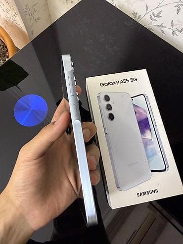 telefon j2: Samsung Galaxy A55 5G, 256 GB, rəng - Ağ, İki sim kartlı — 3