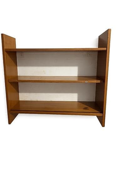 ucuz kitab rəfləri: Taxta rəf sistemi - Material: ağac/laminat görünüşlü, isti qəhvəyi — 1