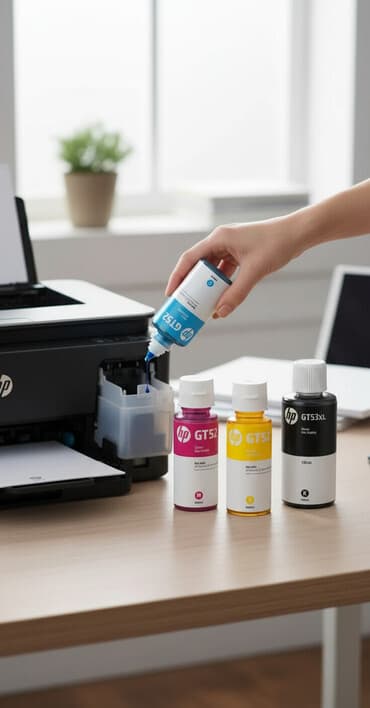 HP GT52/GT53/GT51 orijinal boya seti - Rənglər: Cyan (GT52), Magenta lalafo.az -da HP GT52/GT53/GT51 orijinal boya seti - Rənglər: Cyan (GT52), Magenta