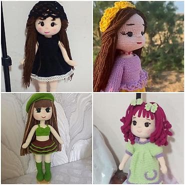 minecraft kinder joy: Əllə toxunmuş amigurumi kuklalar - Material: yüksək keyfiyyətli — 1
