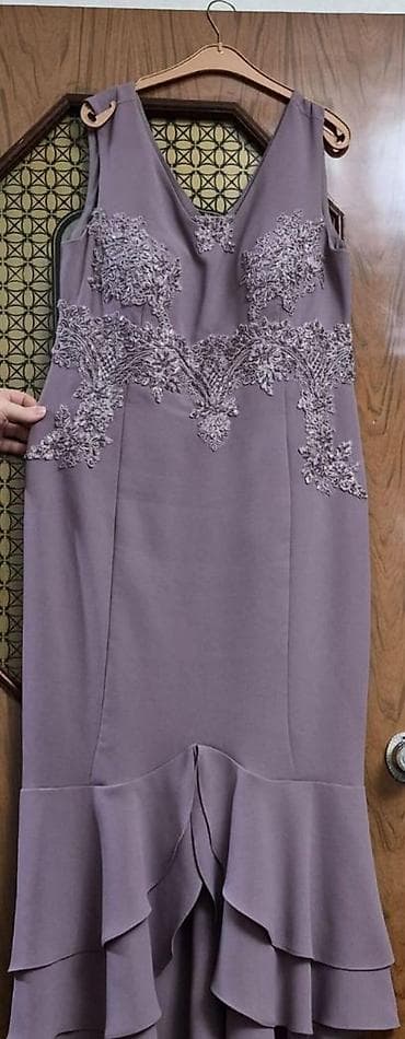 lavanda qurusu: Lady-Life markalı zərif libas - Rəng: tozlu bənövşəyi (lavanda tonu) — 3