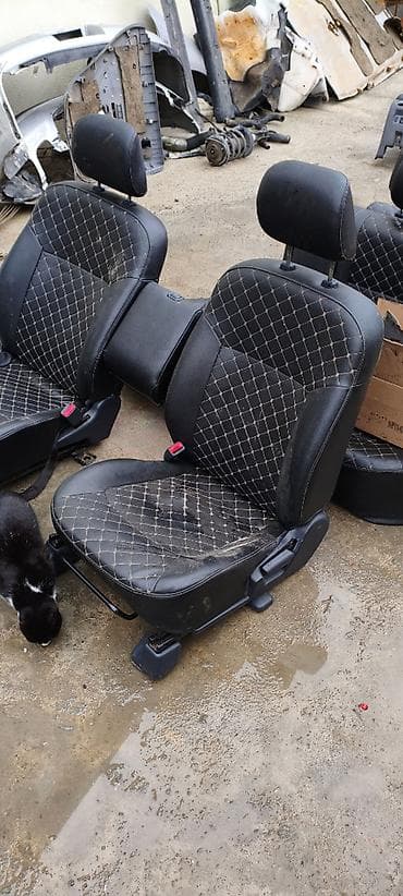 Şin və təkərlər: Mitsubishi Airtrek üçün alikantar dəri oturacaqlar. Tam saz vəziyyətdə — 4