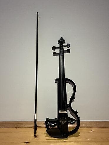 tuner: Elektron skripka seti – qara rəng - 4 simli elektrik skripka, modern — 4