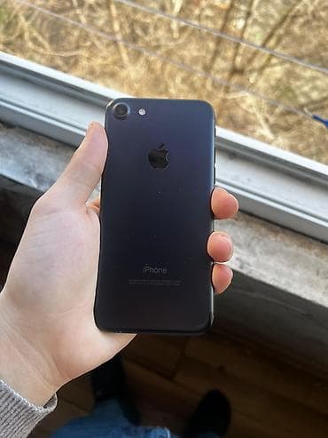 apple telefonlar: IPhone 7, 32 GB, Qara, Barmaq izi — 1