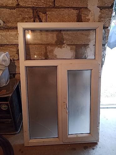 bag ucun dekorlar: Plastik qapı və pəncərə dəsti - Ağ rəngli plastik qapı: ikitaxtalı — 2