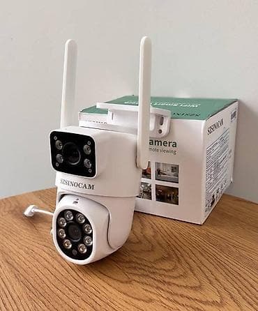 SZSINOCAM ikili obyektivli Wi‑Fi açıq hava təhlükəsizlik kamerası