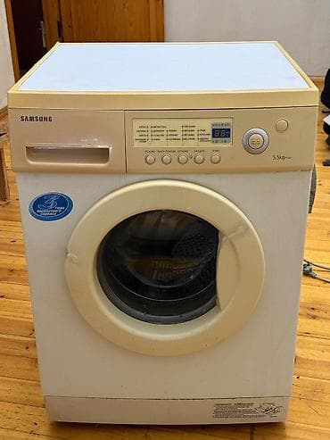 sure dispenser: Paltaryuyan maşın Samsung, 5 kq, İşlənmiş, Avtomat, Qurutmasız, Kredit yoxdur, Ödənişli çatdırılma — 1