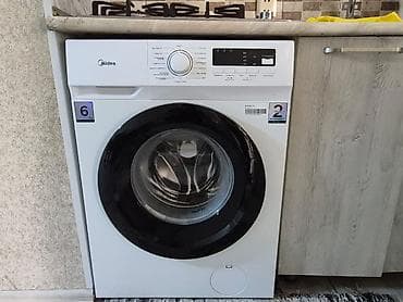 klas 6: Midea önyükləməli paltaryuyan maşın - Yük tutumu: 6 kq (korpus — 1
