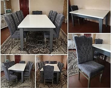 Masa desti. 330azn. 6 stulla. Fabrik istehsali. Masa acılır ünvan
