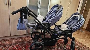Əkizlər üçün araba, Chicco, İşlənmiş, Yaş: <1 ay — 7