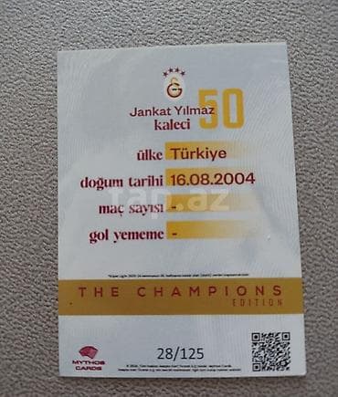 Kolleksiya kartı – “The Champions Edition”, Mythos Cards - Klub — 2