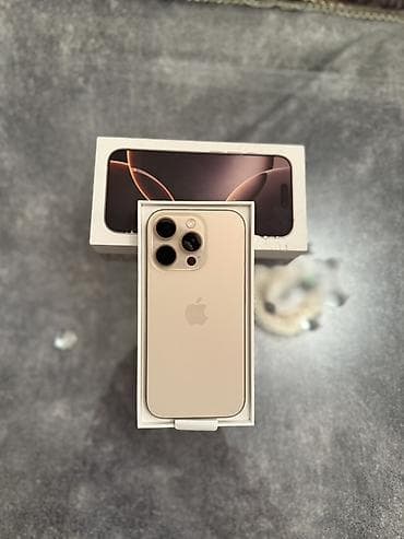 dubay telfon: IPhone 16 Pro, 256 GB, Desert Titanium, Face ID — 3