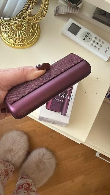 1 aydır almışam 180 AZN IQOS ILUMA PRIME, bənövşəyi rəngdə elektron