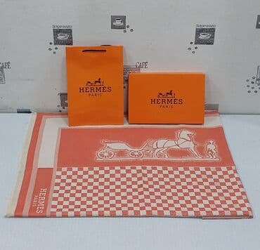 pul kiseleri: Hermes şərfi, xanımlar üçün, təzədir, keyfiyyətlidir. Model: Hermès — 8