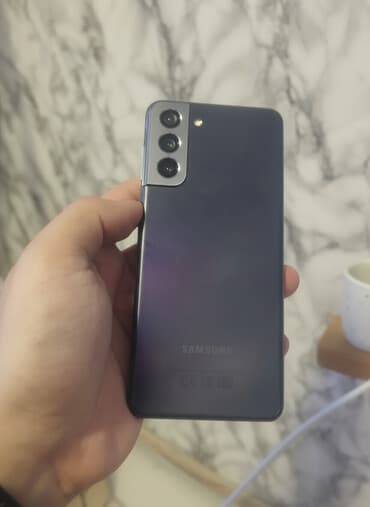 telefonlar 2 ci əl: Samsung Galaxy S21 5G, 128 GB, rəng - Boz, Düyməli, Sensor, Barmaq izi — 1