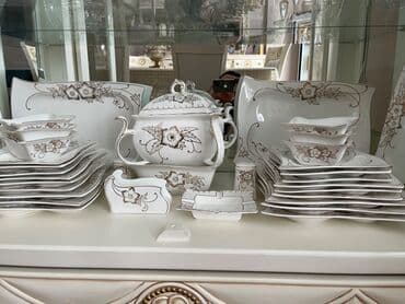 Digər dəstlər və servizlər: 6 nəfərlik yemək çay kofe dəstiyenidir hec vaxt istifadə olunmayıb — 1