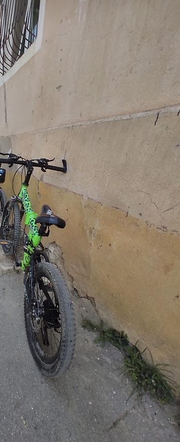 icarə velosiped: Uşaq/yeniyetmə üçün qatlanan dağ velosipedi - Rəng: parlaq yaşıl — 3